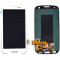 Ansamblu Lcd Display Touchscreen touch screen Samsung Galaxy S3 I9300 White Alb cu rama ORIGINAL