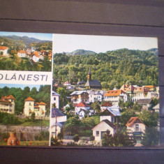 R.S.R. - OLANESTI - VEDERI PANORAMICE ALE STATIUNII - CIRCULATA, TIMBRATA.