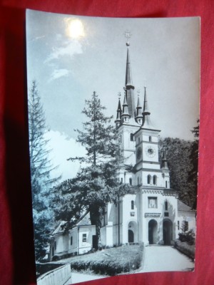 Ilustrata Brasov -Biserica Sf.Nicolae circulat 1965 foto