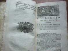 Colectie rugaciuni exorcizare Collectio, sive apparatus absolutionum, 1764 foto