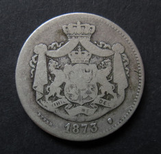 2 Lei 1873 - Argint foto