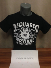 Tricou Dsquared D2 Survival colectie noua martie 2016 STOC LIMITAT! foto