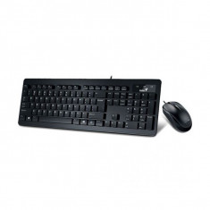 Kit Tastatura + Mouse Genius SlimStar C130 USB Black foto