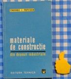 Materiale de constructie din deseuri industriale Emanoil I Popescu 1961