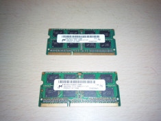 Memorie laptop SODIMM 4Gb DDR3 1600 Mhz PC3L 12800S (1x4Gb) Micron TESTATA foto