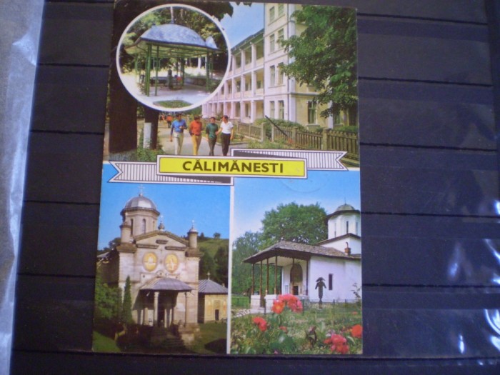 R.S.R. - CALIMANESTI - STATIUNEA - CIRCULATA, TIMBRATA .