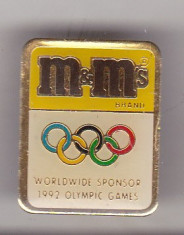 bnk ins M&amp;amp;M`s sponsor Jocurile Olimpice Barcelona 1992 foto