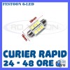 BEC AUTO LED LEDURI - SOFIT FESTOON C5W - 39 mm 6 SMD - PLAFONIERA NUMAR, Universal