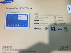 Tableta Samsung Galaxy Tab 4 10.1 16GB WiFi 4G LTE la CUTIE Sm-T535 foto