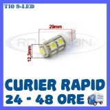 Cumpara ieftin BEC AUTO LED LEDURI POZITIE T10 (W5W) - 9 SMD - POZITII, PLAFONIERA, NUMAR, Universal