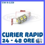 Cumpara ieftin BEC AUTO LED LEDURI POZITIE T10 (W5W) - 9 SMD - POZITII, PLAFONIERA, NUMAR, Universal, ZDM