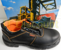 Incaltaminte protectie pantofi santier insertie metalica rezistenti la ulei foto