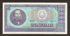 ROMANIA 100 LEI 1966 [8] a UNC , aproape necirculata foto