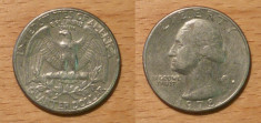 SUA 1/4 DOLLAR 1978 foto