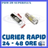 BEC AUTO LED P21W BA15S 1156 - SUPERFLUX DRL MARSARIER SEMNALIZARE POZITIE FRANA, Universal, ZDM