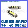 BEC AUTO LED LEDURI - SOFIT FESTOON C5W 36 mm - 3 SMD CANBUS FARA EROARE NUMAR, Universal, ZDM