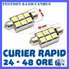 BEC AUTO LED LEDURI - SOFIT FESTOON C5W 39 mm - 6 SMD CANBUS FARA EROARE - NUMAR, Volkswagen
