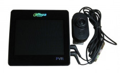 Mini dvr portabil analog 1 canal Dahua, 1x intrare audio, slot de card foto