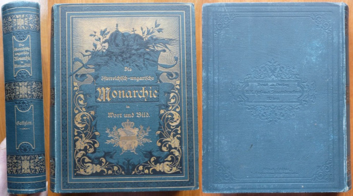 Monarhia austro - ungara , Galitia , 1898 , Viena ,editie si legatura bibliofila