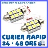 BEC AUTO LED LEDURI - SOFIT FESTOON C5W 36 mm - 6 SMD CANBUS FARA EROARE - NUMAR, Volkswagen