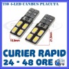 BEC AUTO LED LEDURI POZITIE T10 W5W - 4 SMD 5730 CANBUS FARA EROARE - POZITII, Universal