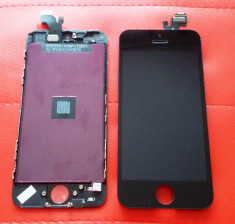 Display LCD Touchscreen Complet Apple iPhone 5 5G Black Negru ORIGINAL foto