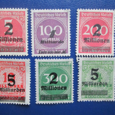 TIMBRE GERMANIA REICH MNH SET