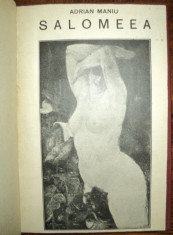 ADRIAN MANIU SALOMEEA . BUCURESTI 1915 foto