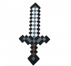 Sabie Minecraft - Iron Sword - 60 cm + Bratara Minecraft CADOU !! foto