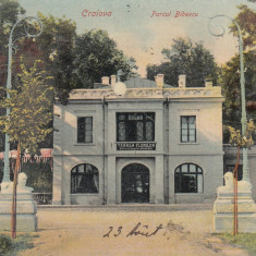 CRAIOVA PARCUL BIBESCU TERASA FLORILOR RESTAURANT- BERARIE CIRCULATA 1905