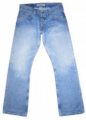 LEVI&amp;#039;S 512 BOOTCUT - (MARIME: 31 x 32) - Talie = 84 CM, Lungime = 105,5 CM foto