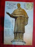 Ilustrata TCV Statuia Sf. Carlo in Arona 1926, Necirculata, Printata