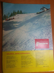 revista flacara 22 februarie 1975 -articol si foto despre orasul targoviste foto