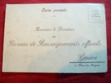 Carte Postala adresata Serviciului de Informatii oficiale Geneva ,oferta public