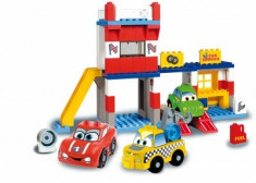 Unico Cars for Kidz garaj cu masini 108 piese foto