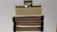 Kit bredboard 830 puncte MB102 + sursa de alimentare + cabluri de test TT TM MM foto