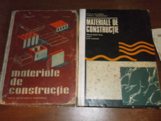 MATERIALE DE CONSTRUCTII DOUA CARTI foto