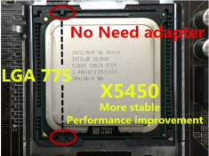 PROCESOR INTEL XEON X5450/3.0GHz/SKT 775/Quad CORE X4- MODAT NU NECESITA ADAPTOR foto