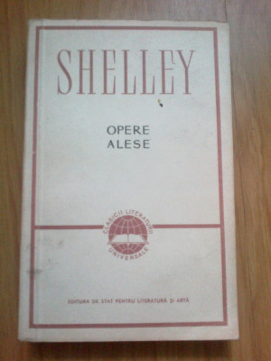 z2 Opere alese - Percy B.Shelley foto