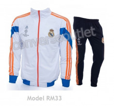 Trening ADIDAS REAL MADRID - Bluza si pantaloni conici - Modele noi Pret Special foto