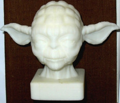 MASTER YODA - STAR WARS (POATE FI COLORAT) FIGURINA 3D , 8cm IMALTIME - SUPERBA! foto