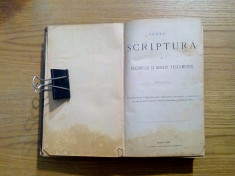 SANTA SCRIPTURA a Vechiului si Noului Testamentu - Pesta 1873 foto