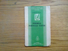 POEMELE POETULUI TANAR - Stefan Baciu - editie princeps 1935, 37 p. foto