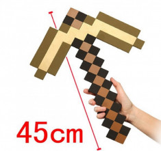 Tarnacop Minecraft - Gold Pickaxe - 45 cm + Bratara Minecraft CADOU !! foto