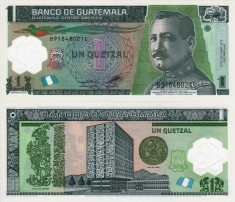 GUATEMALA 1 quetzal 2 mai 2012 polymer UNC!!! foto