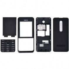 Carcasa Nokia 301 Dual Sim Neagra foto