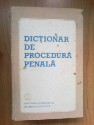 h3 Dictionar de procedura penala foto