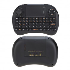 Mini tastatura 2.4G Wireless QWERTY Keyboard Mouse with Touchpad Joystick foto