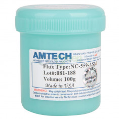 Pasta Flux Amtech NC-559-ASM Made USA holograma AMTECH 100gr reballing foto