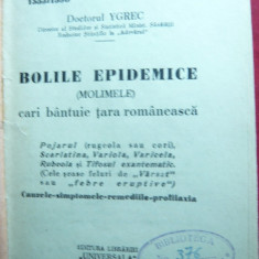 Doctorul Ygrec - Bolile Epidemice (Molime) care bantuie Tara Romaneasca-BPT